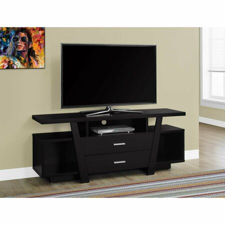 DAPHNES DINNETTE 60 in. TV Stand with 2 Storage Drawers - Cappuccino DA2618126